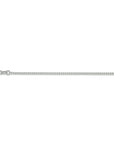 zilver gerhodineerd collier gourmette 4-zijdes geslepen 1,6 mm 41 + 4 cm 1338200