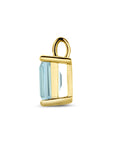 zilver verguld (geel) hanger sky blue topaas 14,5 mm 1 micron - 2104031 - PansiteNederland.nl