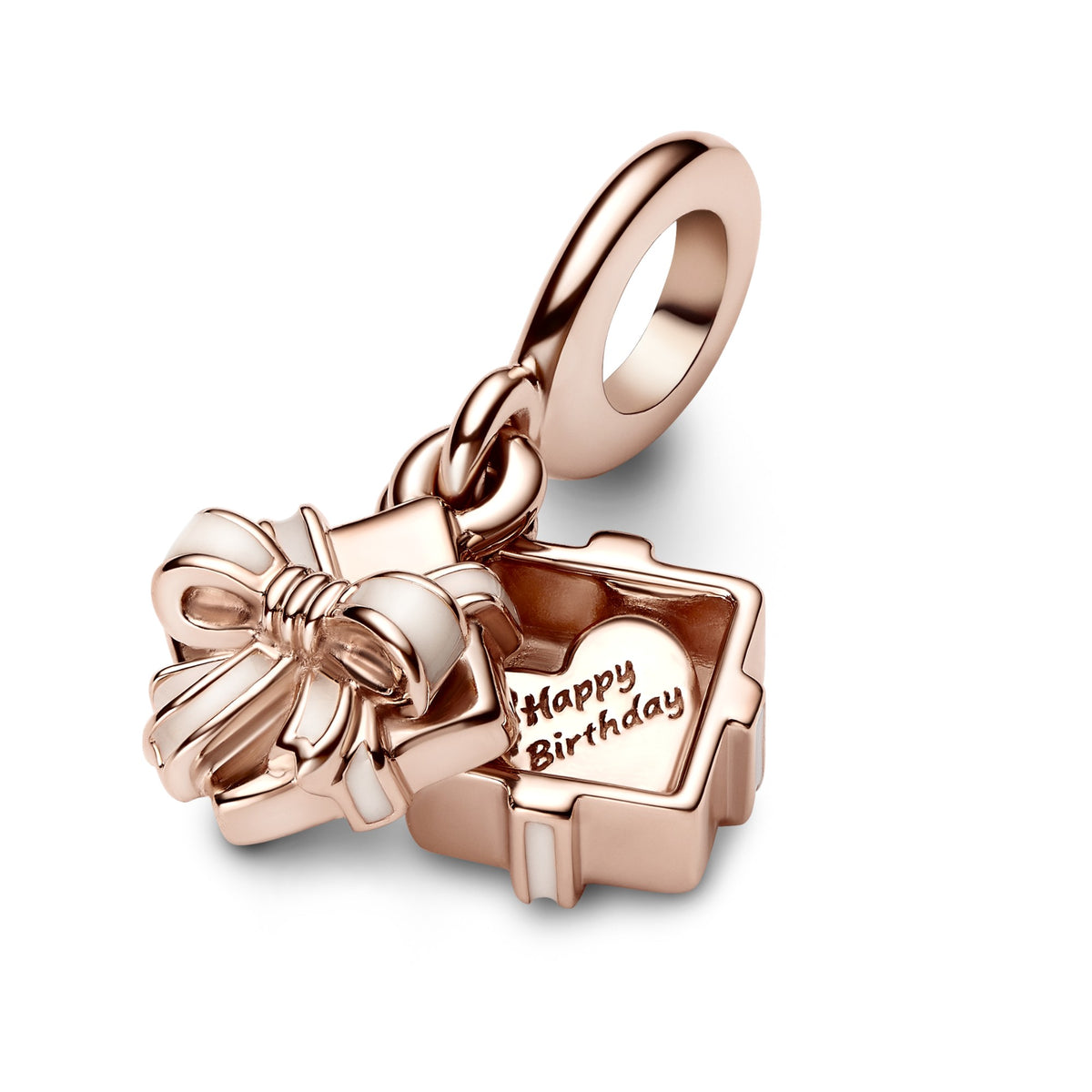 Pandora Te openen verjaardagsgeschenk hangende bedel roségoudverguld 782591C01