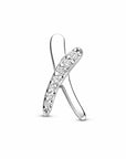 Zilveren gerhodineerde hanger zirkonia 15 mm - 1341920 - PansiteNederland.nl