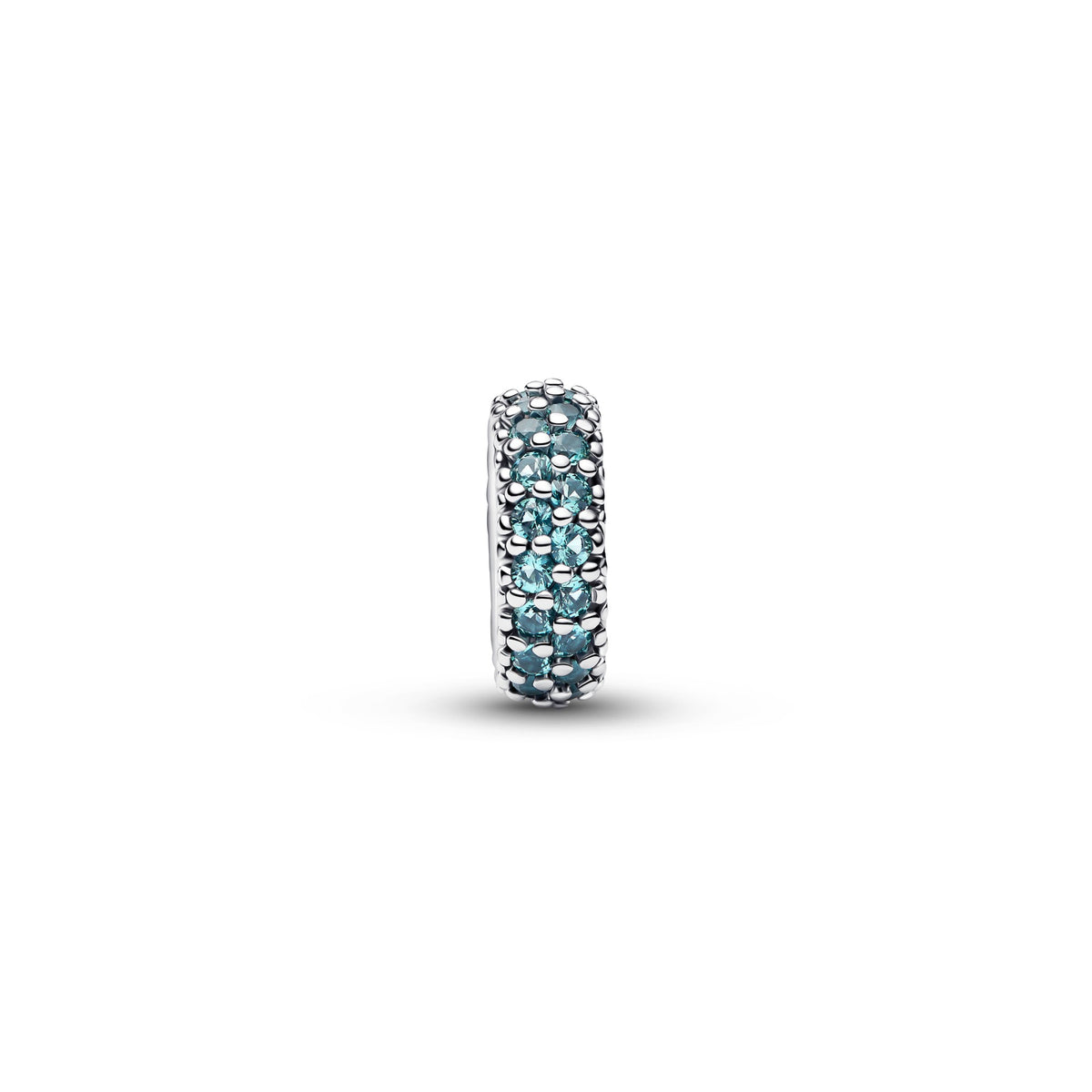 Pandora IJsblauwe Steen Spacer Bedel zilver 791359C01