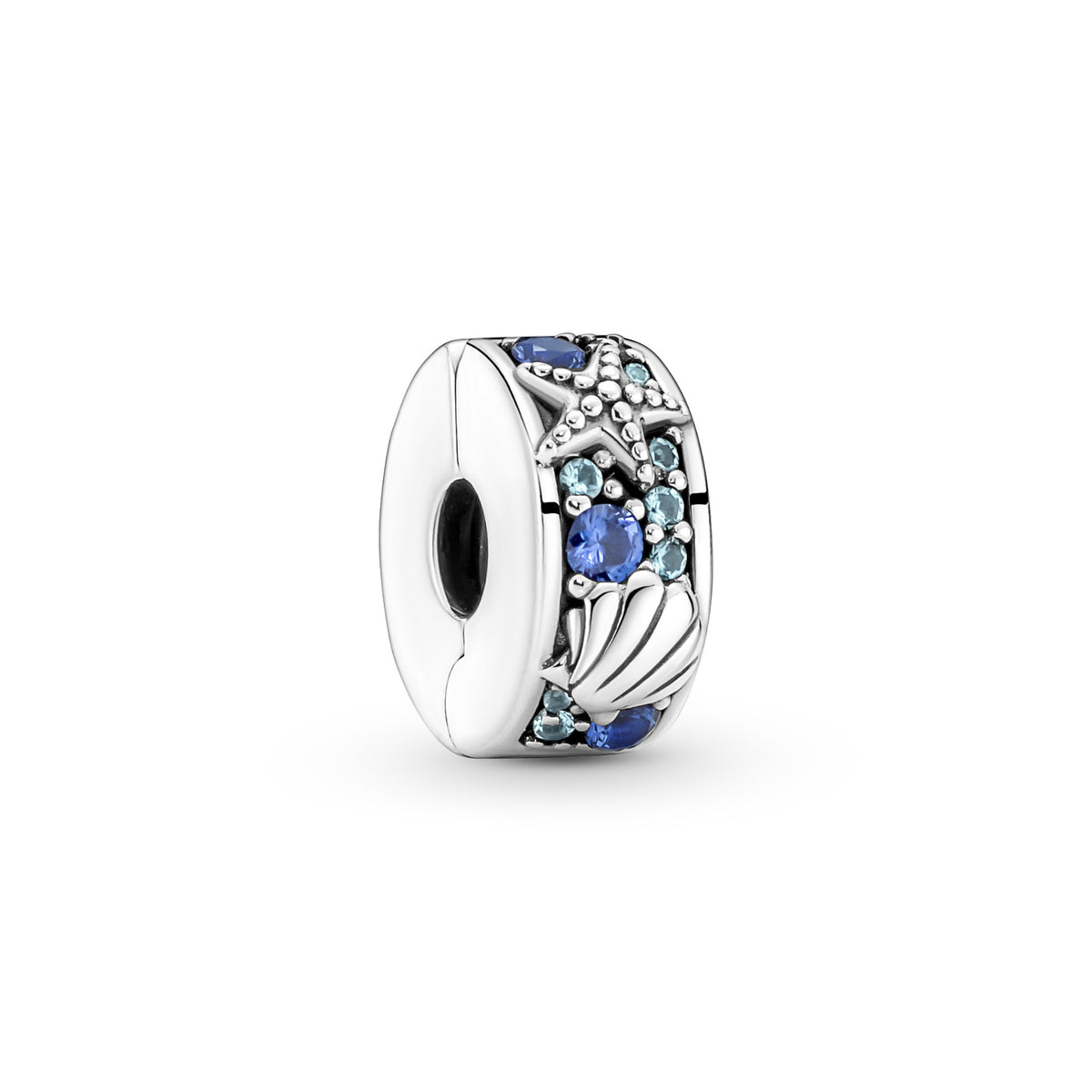 Pandora Tropische Clipbedel Zeester & Schelp zilver