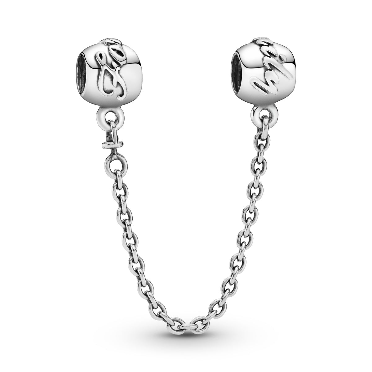 Pandora Veiligheidsketting met Tekst Family Forever zilver