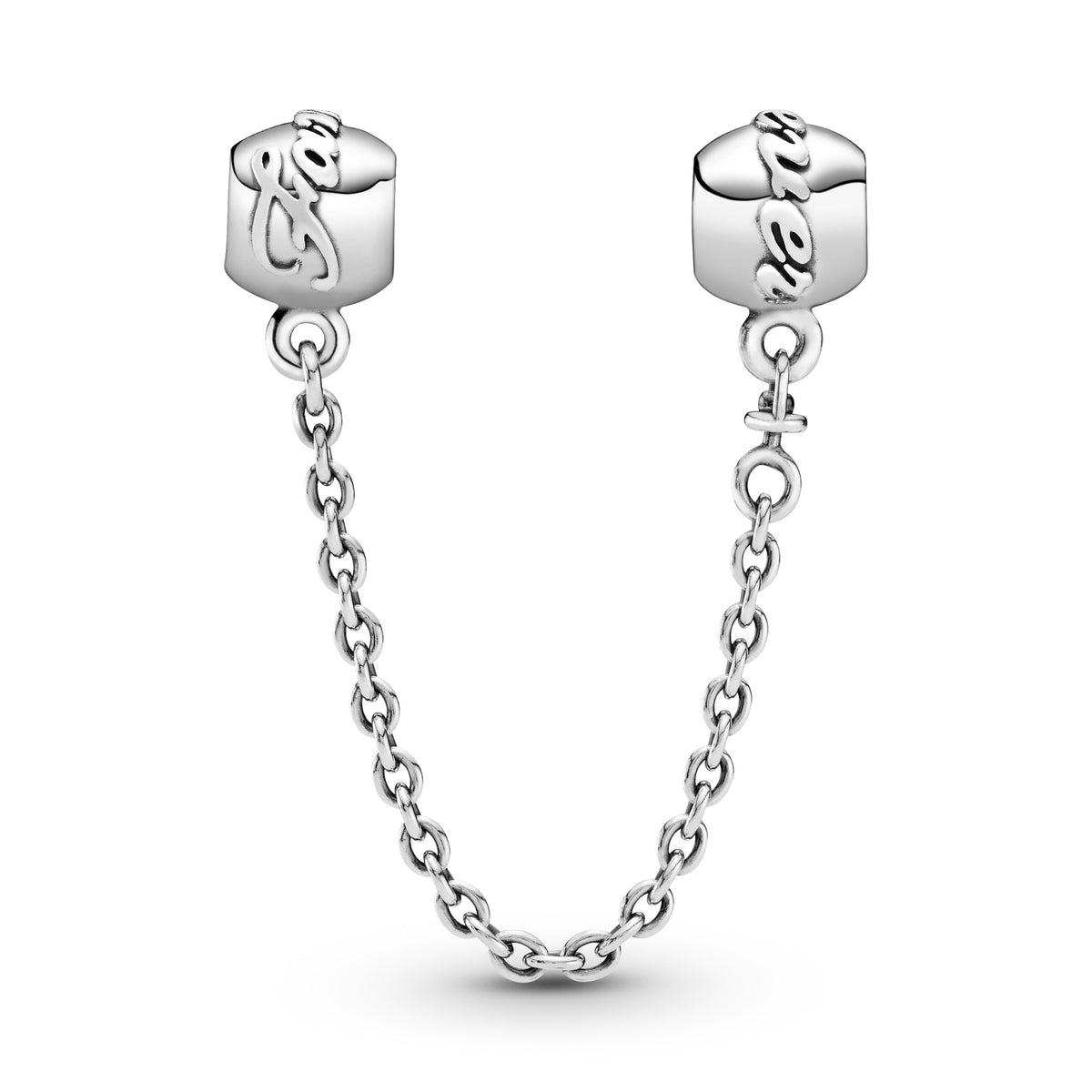 Pandora Veiligheidsketting met Tekst Family Forever zilver 791788