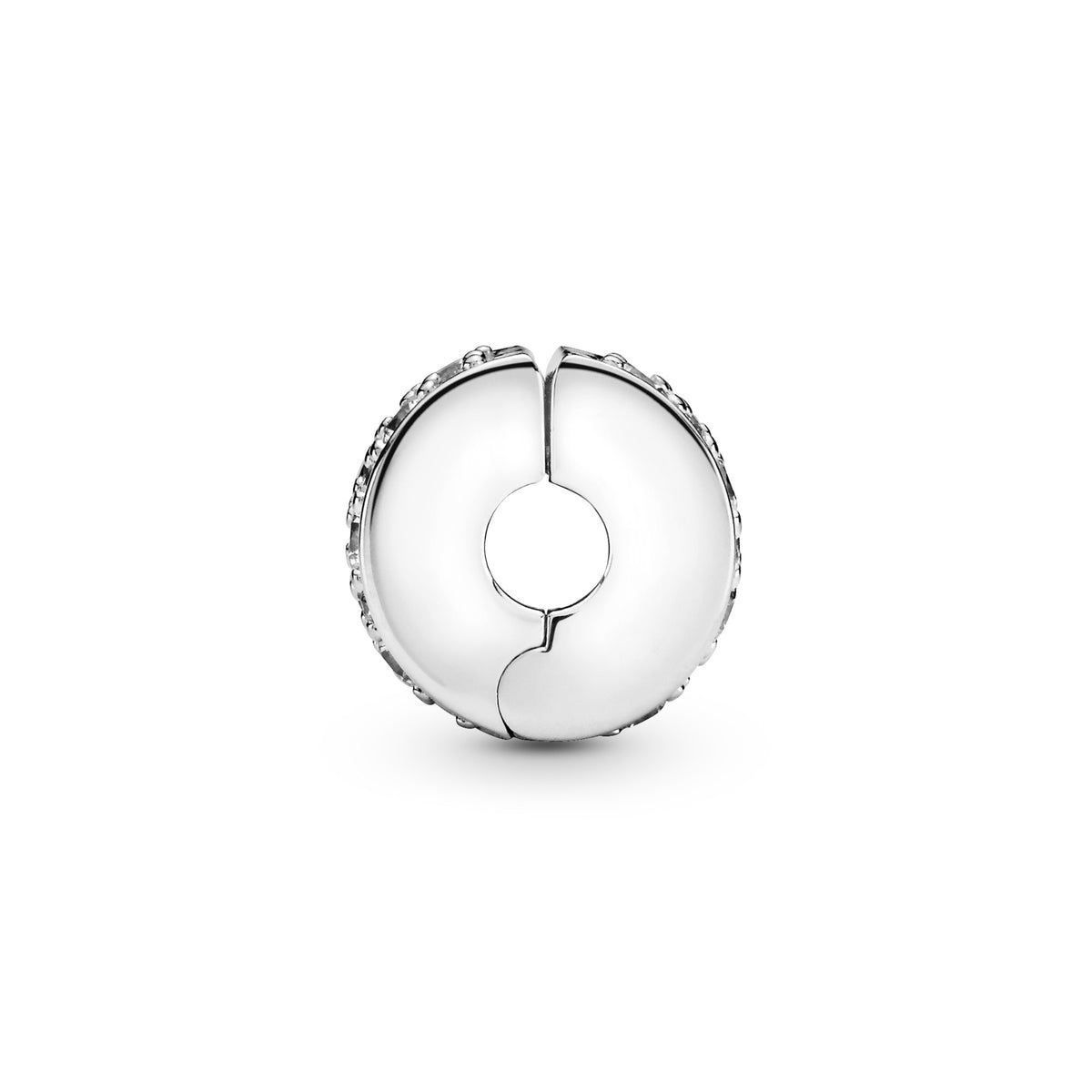 Pandora Clear Pavé Clip Bedel zilver 791817CZ
