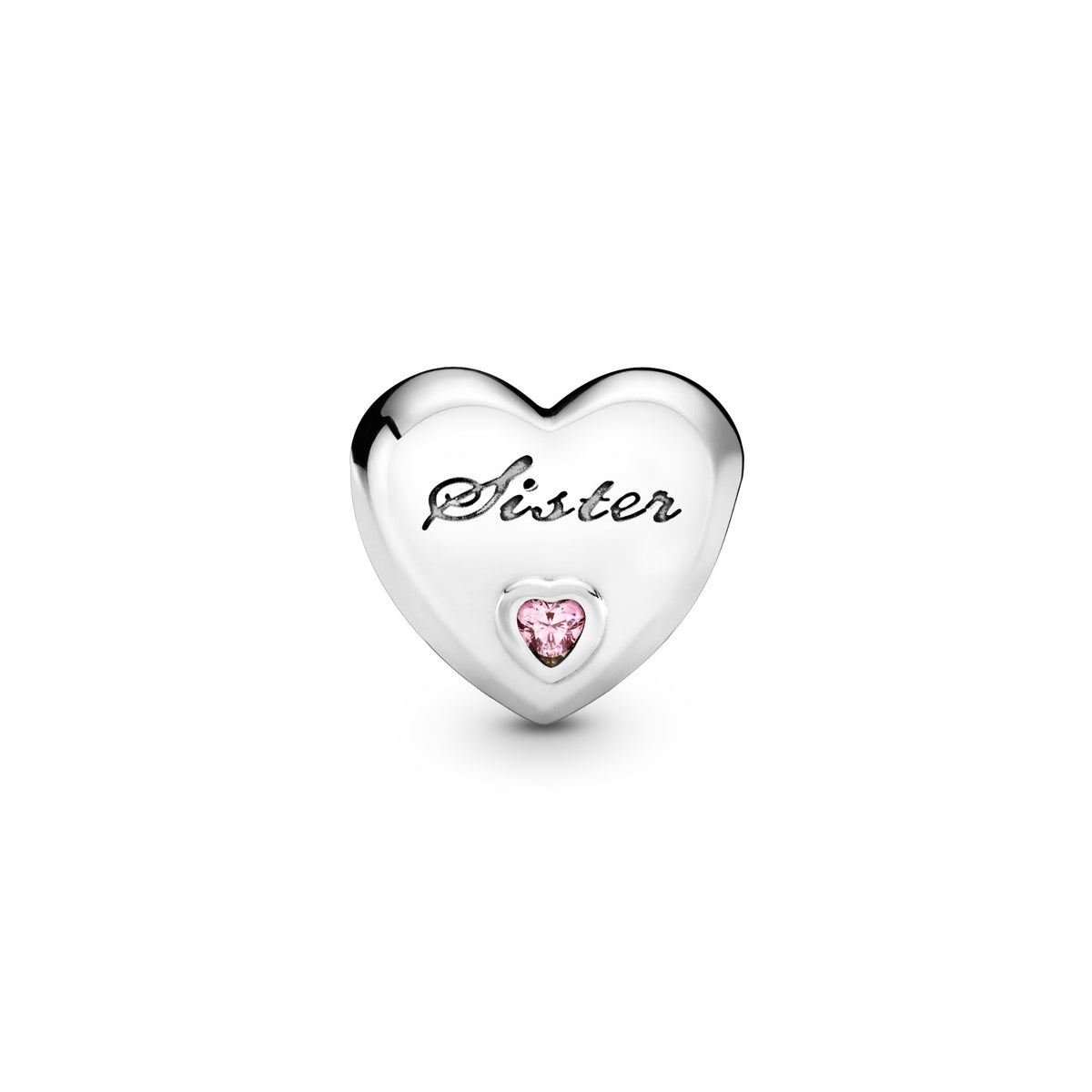 Pandora Zus Hart Bedel zilver 791946PCZ