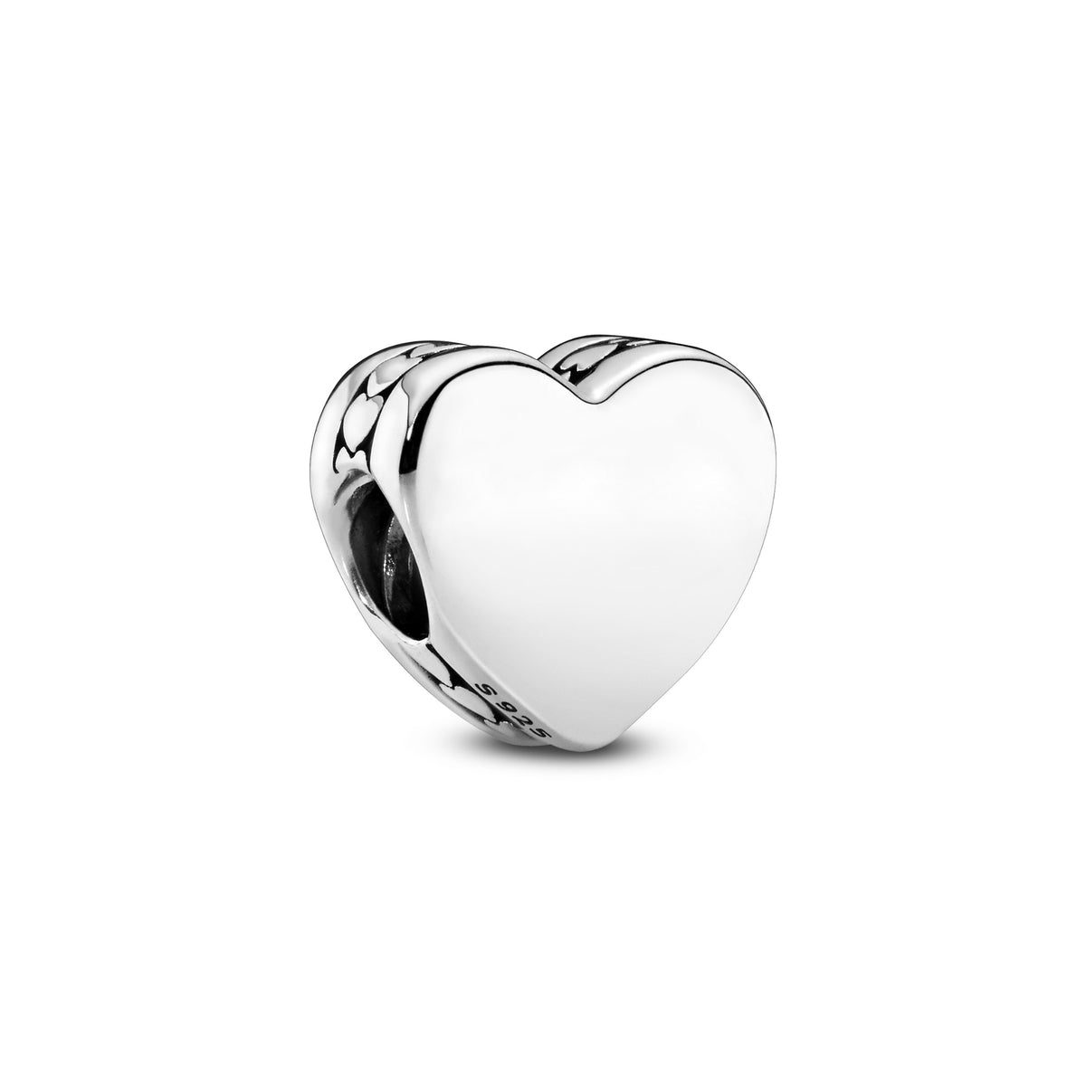 Pandora Graveerbare Hart Bedel zilver