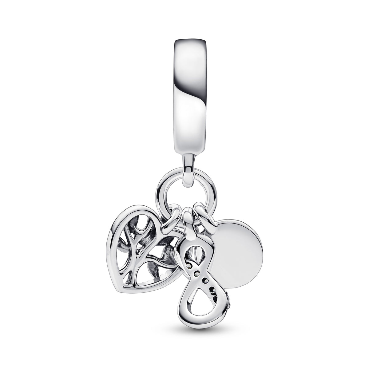 Pandora Family Infinity Triple Hangende Bedel zilver 792201C01