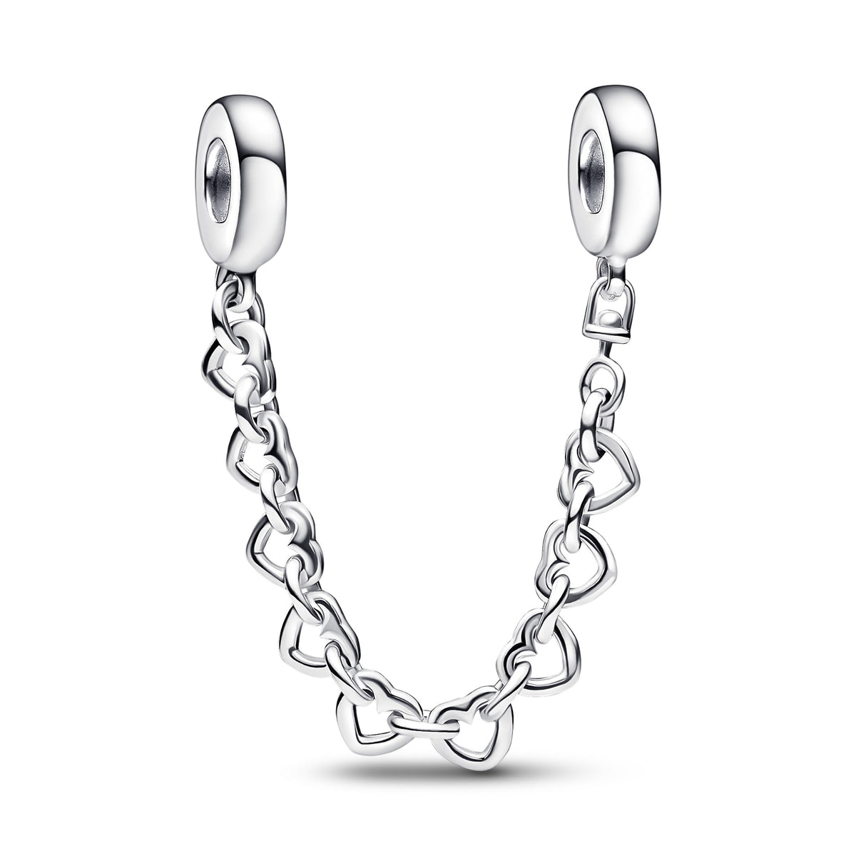 Pandora Linked Hearts Veiligheidsketting zilver