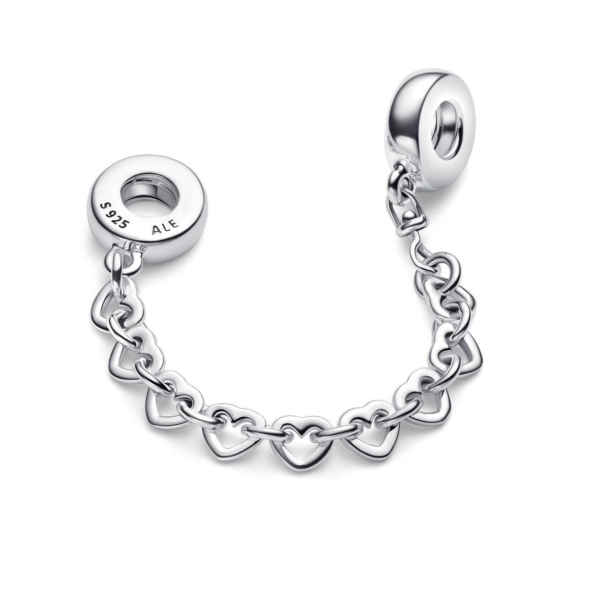 Pandora Linked Hearts Veiligheidsketting zilver 792274C00