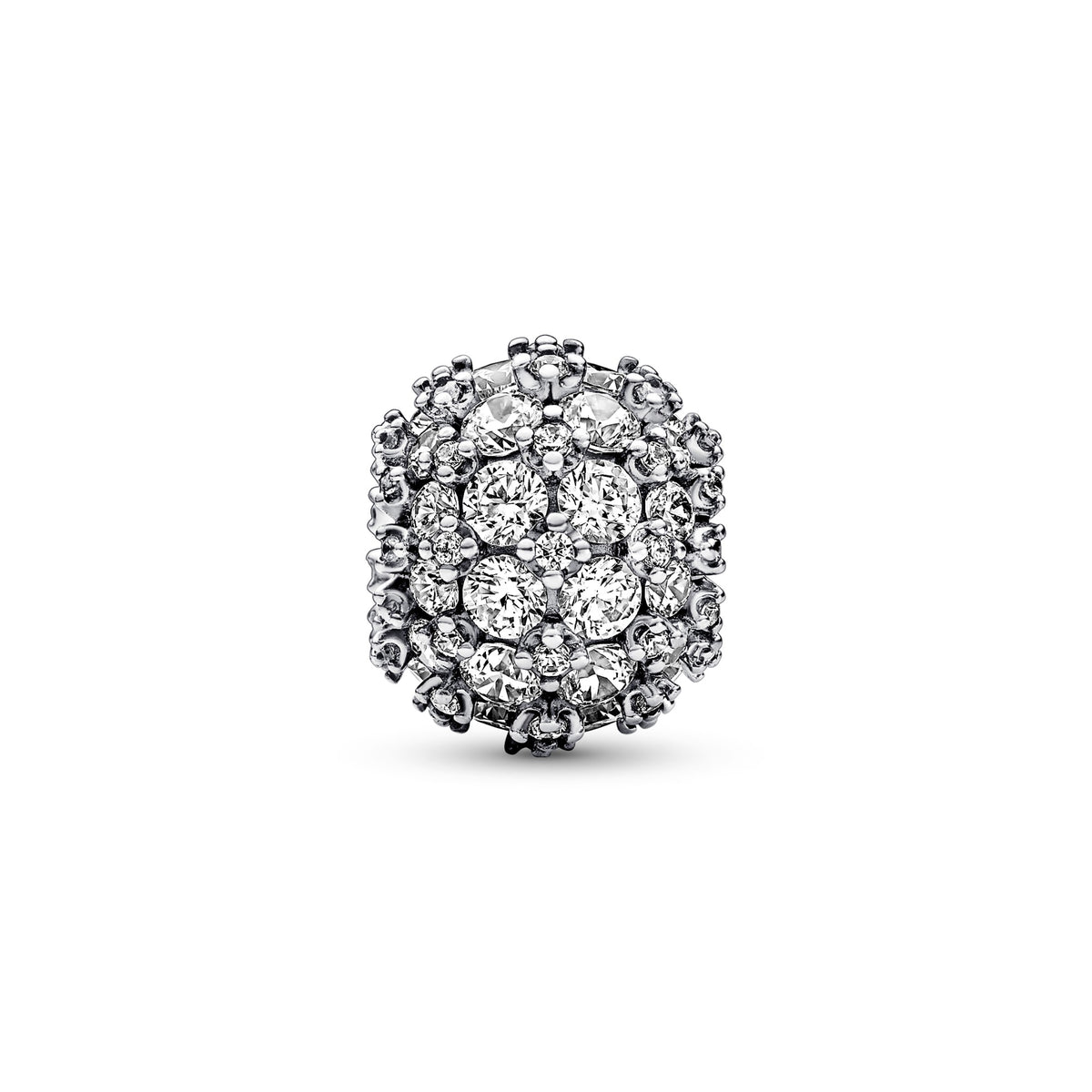 Pandora Sprankelende ronde pavébedel zilver 792630C01