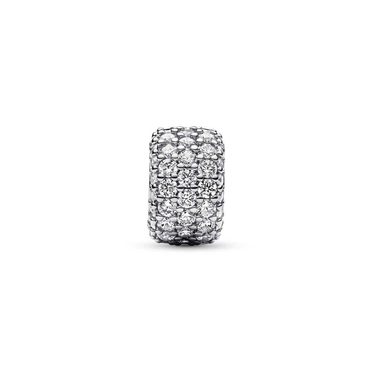 Pandora Sprankelend Pavé Drie Rijen Bedel zilver 792820C01
