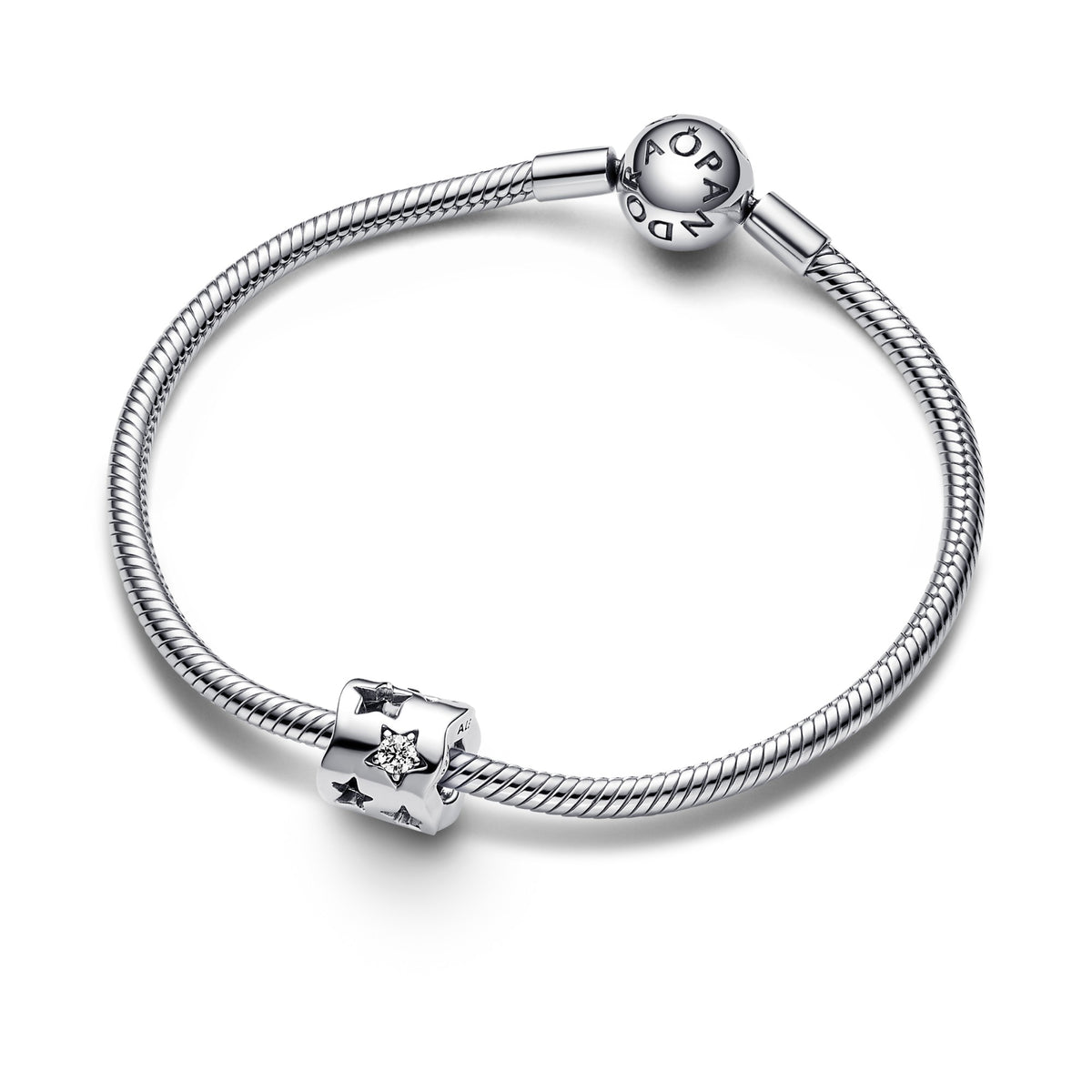 Pandora Sprankelende Opengewerkte Sterbedel zilver 792827C01