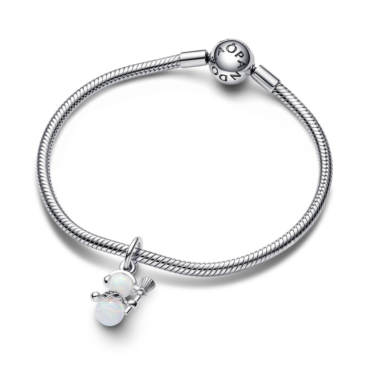 Pandora Opalescent Sneeuwpop Hangende Bedel zilver 792981C01