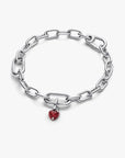 Pandora Rood Chakra Hart Mini Hangende Bedel - 793042C05