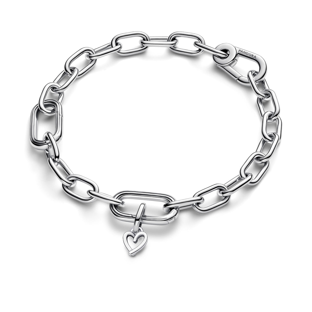 Pandora ME Freehand Heart Mini Hangende Bedel zilver 793048C00