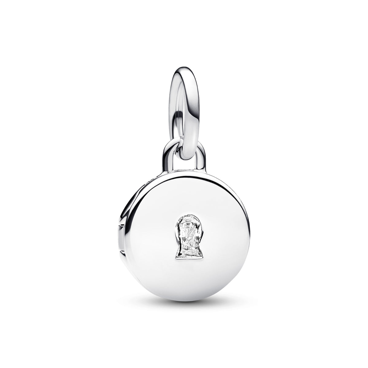 Pandora Te openen & graveerbare liefdesmedaillon hangende bedel zilver