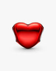 Pandora Metallic Hart Bedel 793337C02 – Rood