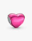 Pandora Metallic Hart Bedel 793337C03 – Roze