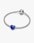 Pandora Metallic Hart Bedel 793337C05 – Blauw
