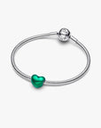Pandora Metallic Hart Bedel 793337C07 – Groen