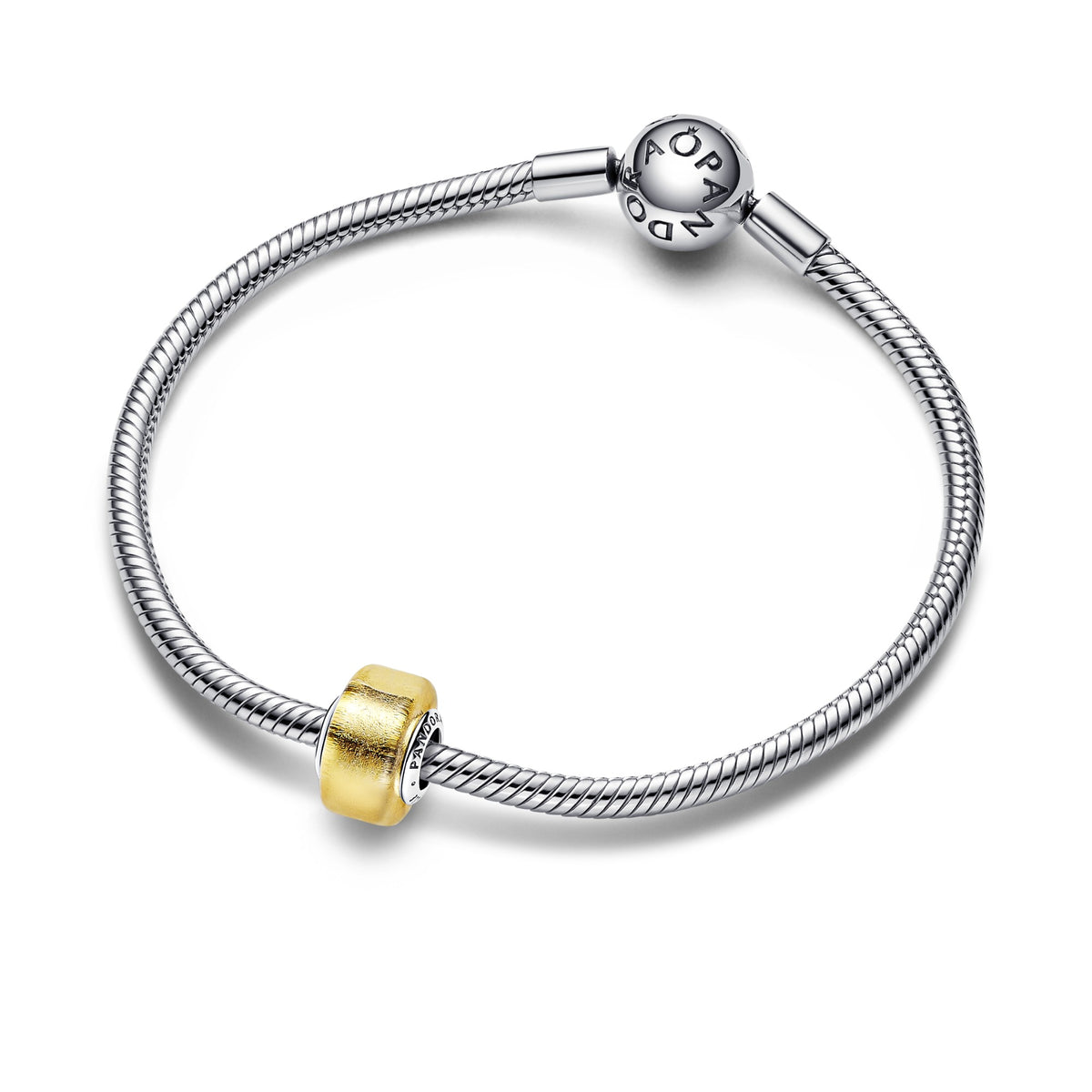 Pandora Goudkleurige minibedel van muranoglas 793353C00