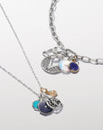 Pandora Turkooisblauwe Graveerbare Mini Medaillon Bedel 793388C01 - PansiteNederland.nl