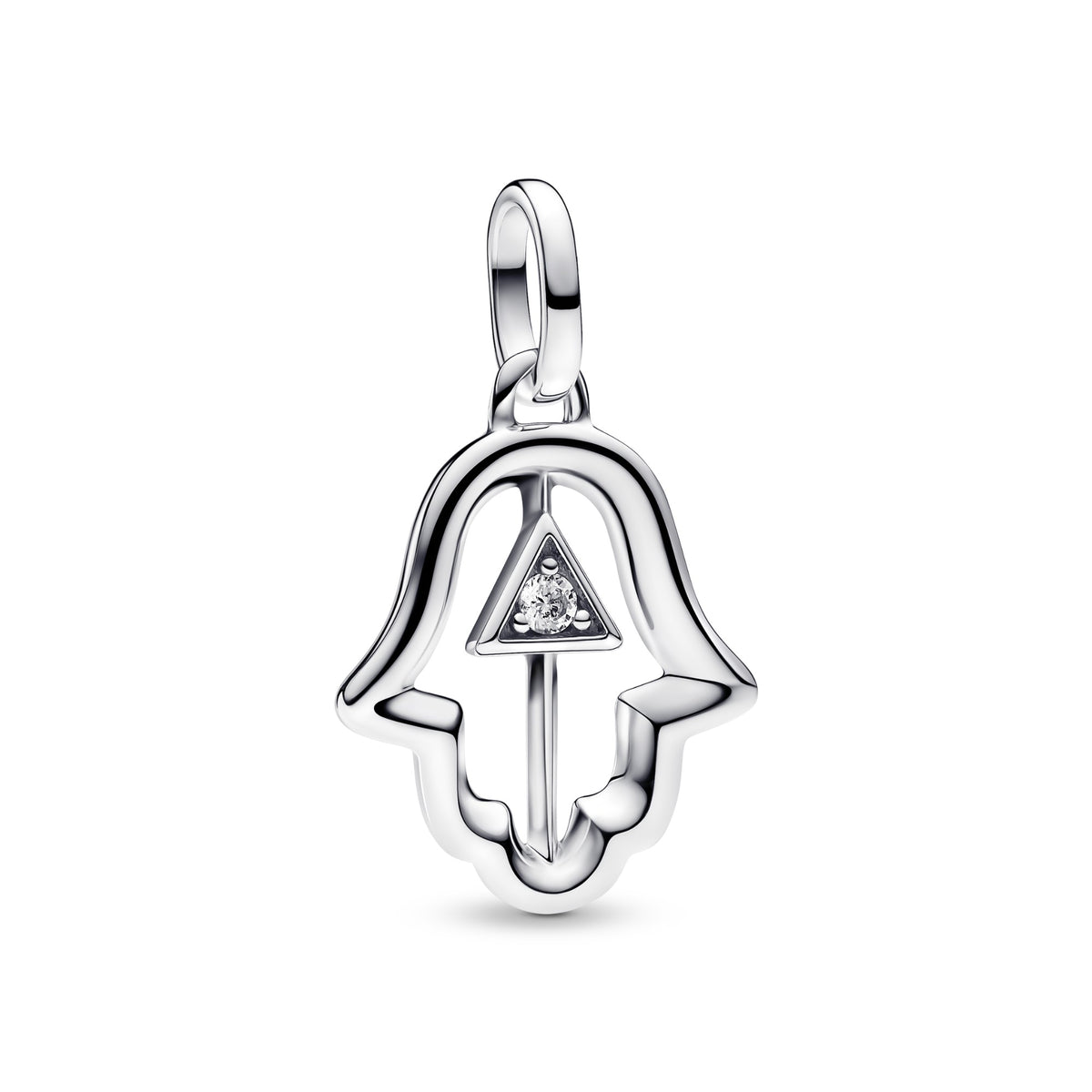 Pandora Hamsa Hand Medaillon Bedel zilver
