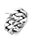Zilveren ring schakel oxi 1101851