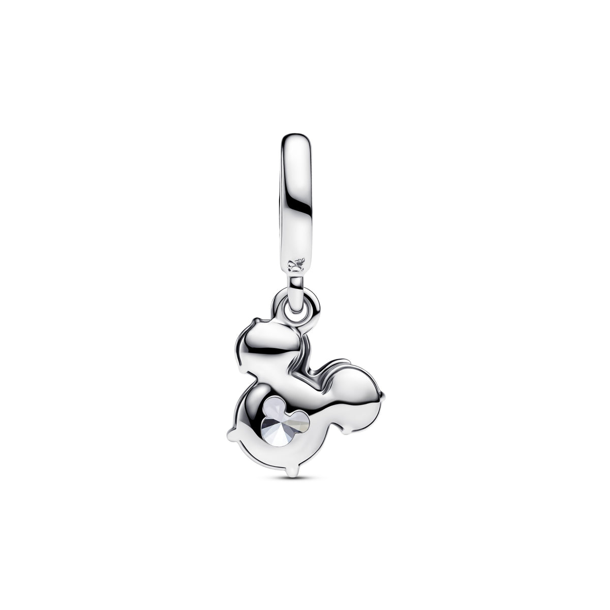 Pandora Dubbele hangende bedel met silhouet van Disney's Minnie Mouse zilver 793533C01