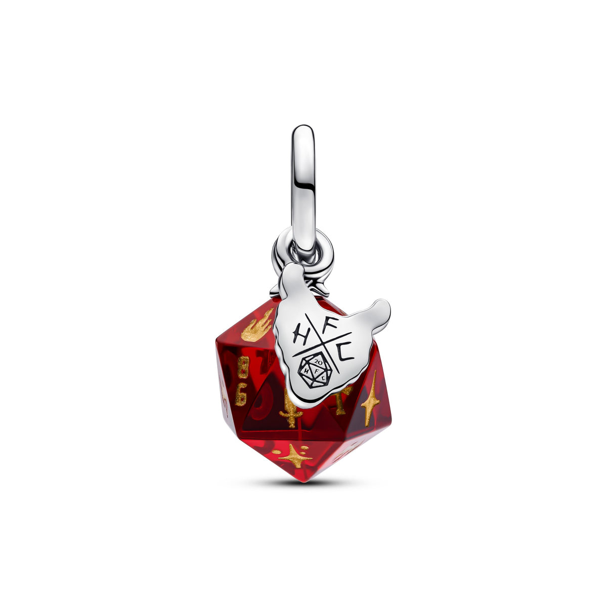 Pandora Hangende bedel met dobbelsteen van de Hellfire Club uit Stranger Things zilver 793564C01