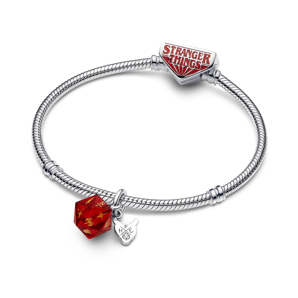 Pandora Hangende bedel met dobbelsteen van de Hellfire Club uit Stranger Things zilver 793564C01