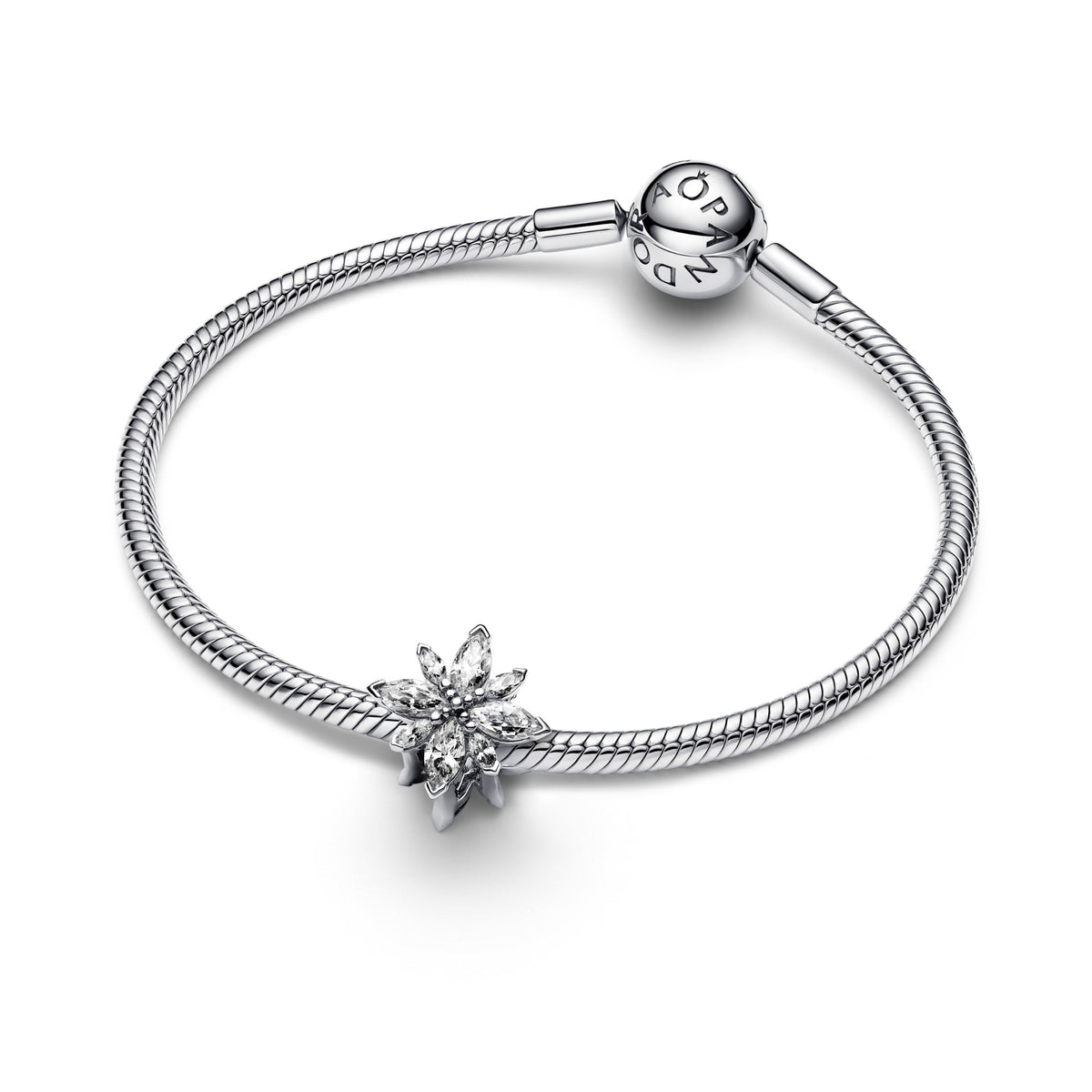 Pandora Bedel met glinsterende poolster zilver 793591C01