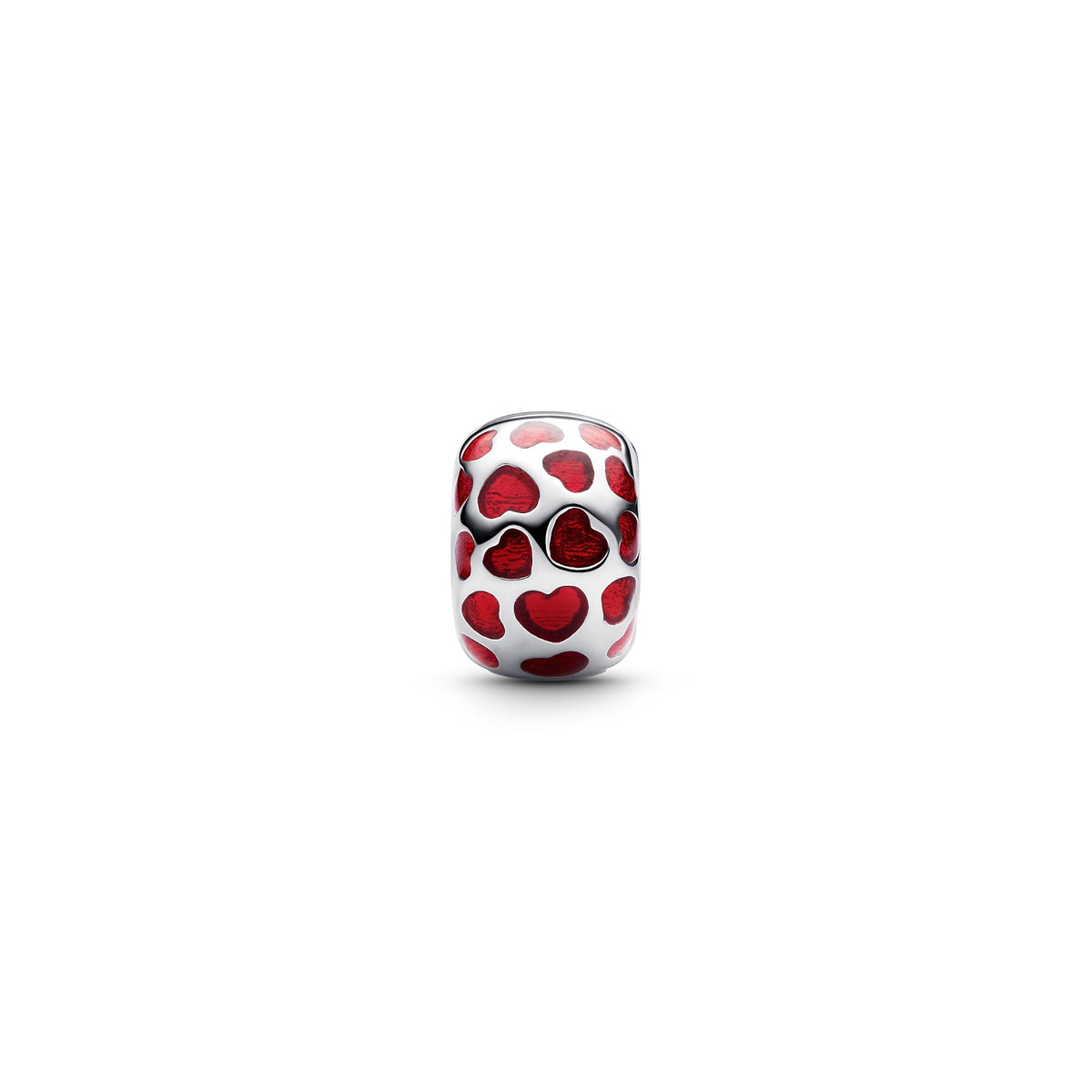 Pandora Harten Ronde Clip Bedel zilver 793679C01
