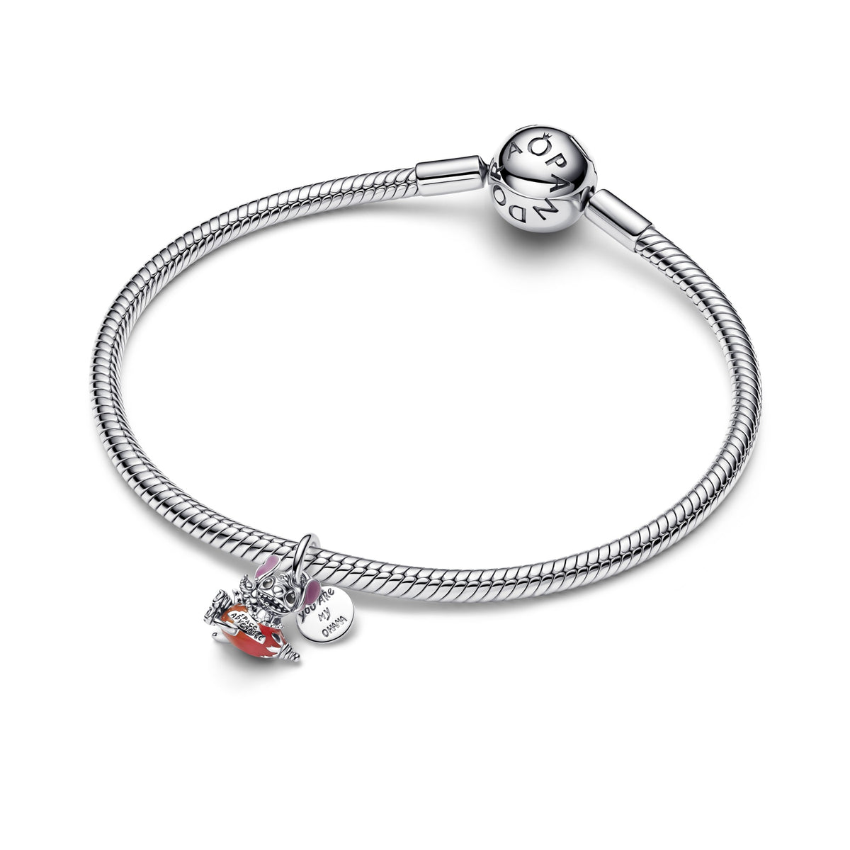 Pandora Disney Stitch Raket Hangende Bedel zilver 793742C01
