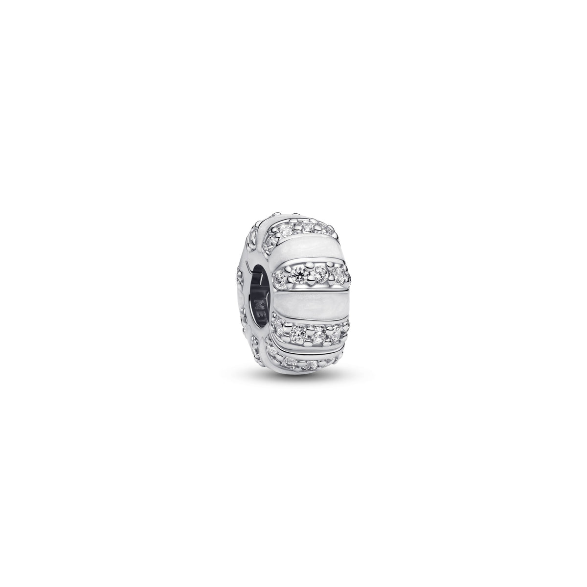 Pandora Stenen & Emaille Clip Bedel zilver