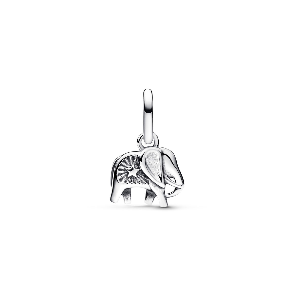 Pandora Turquoise Olifant Mini Hangende Bedel zilver 793858C01