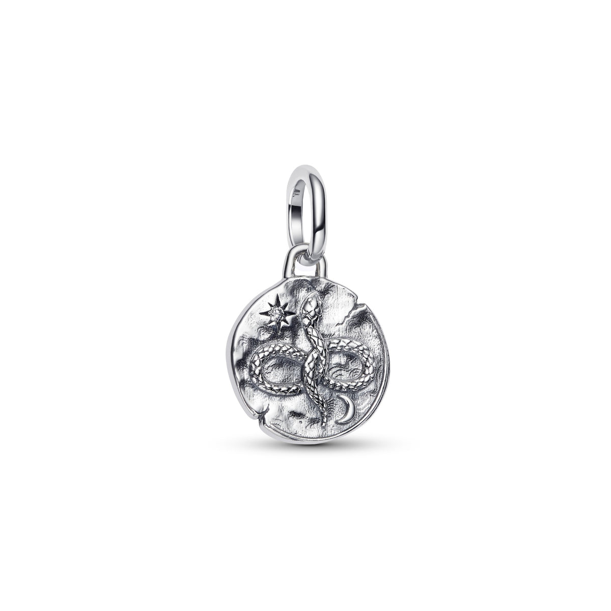 Pandora Medaillonbedel oneindigheidsslang zilver