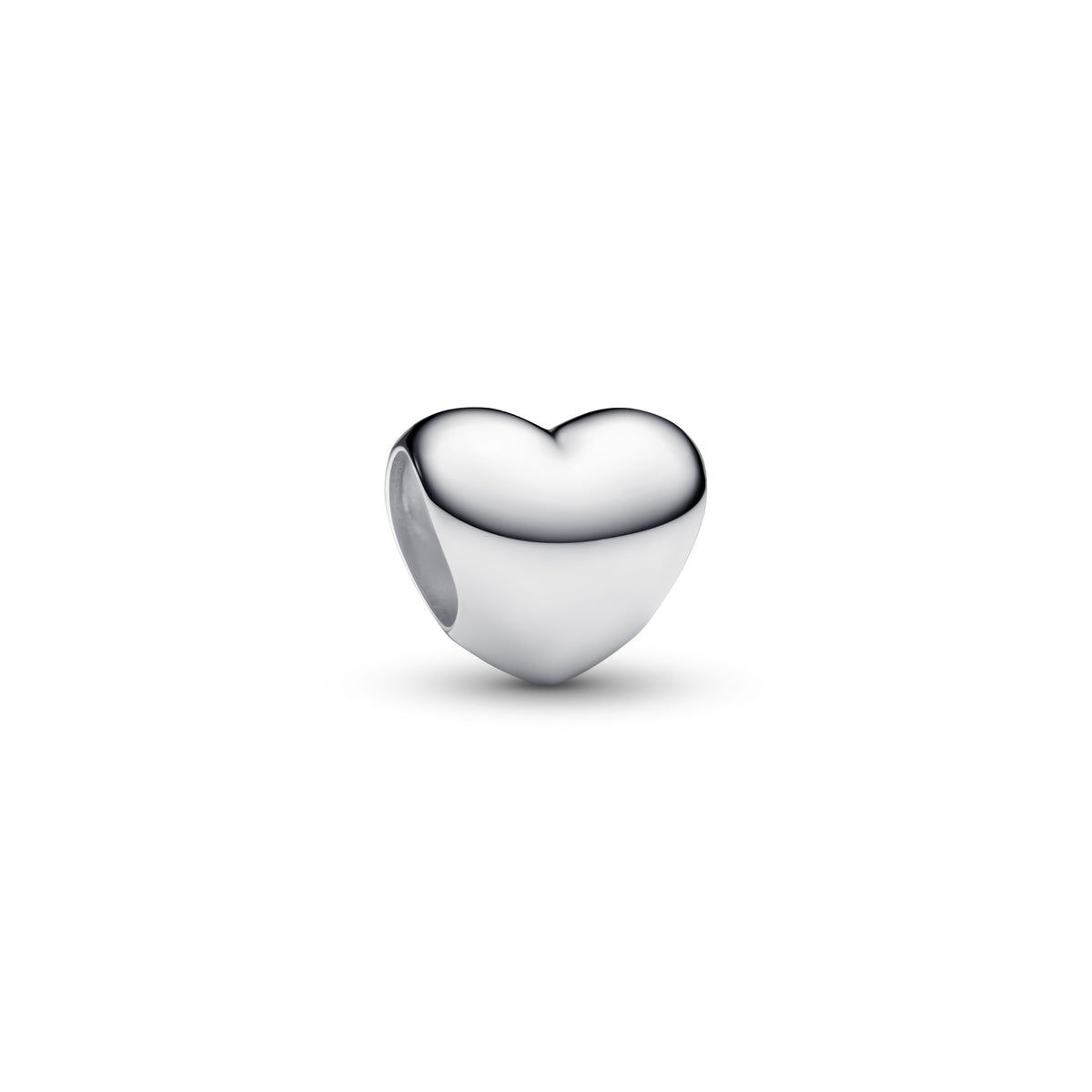 Pandora Minibedel hart zilver