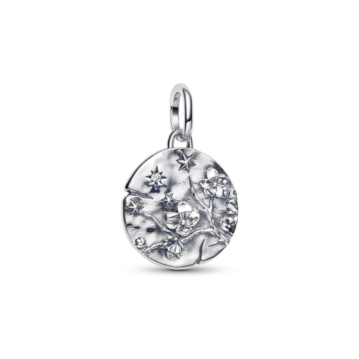 Pandora Hangende bedel kersenbloesem zilver