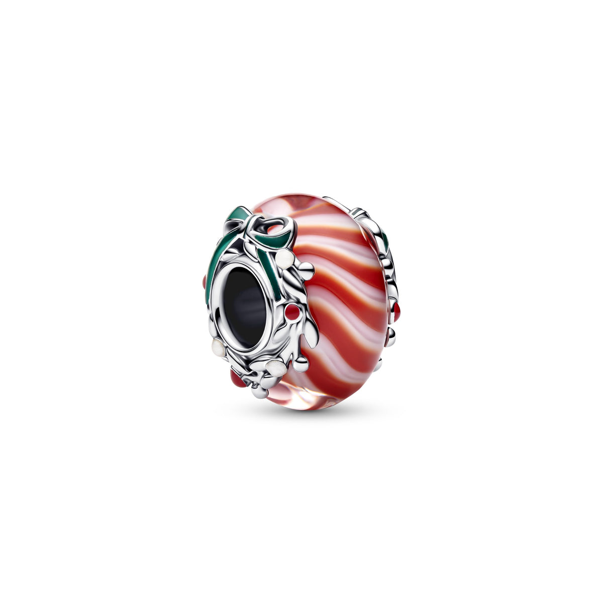 Pandora Snoep Muranoglas Bedel zilver
