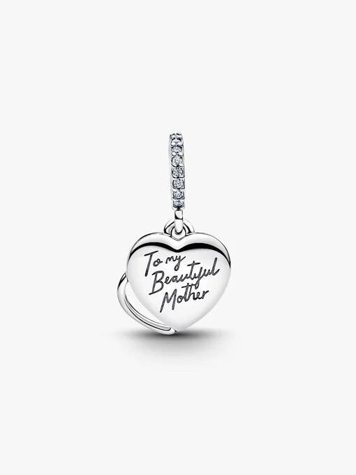 Pandora Mooie Moeder Dubbele Hangende Bedel zilver - 794456C01