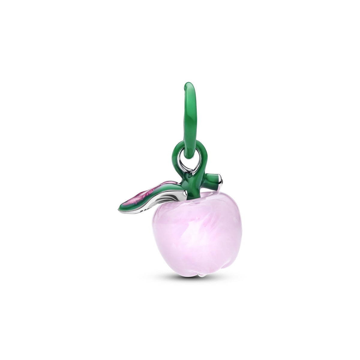 Pandora Roze Appel Muranoglas Bedel zilver 794485C01