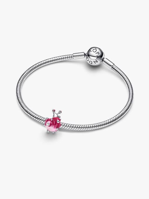 Pandora Roze Slak Bedel zilver - 794553C01