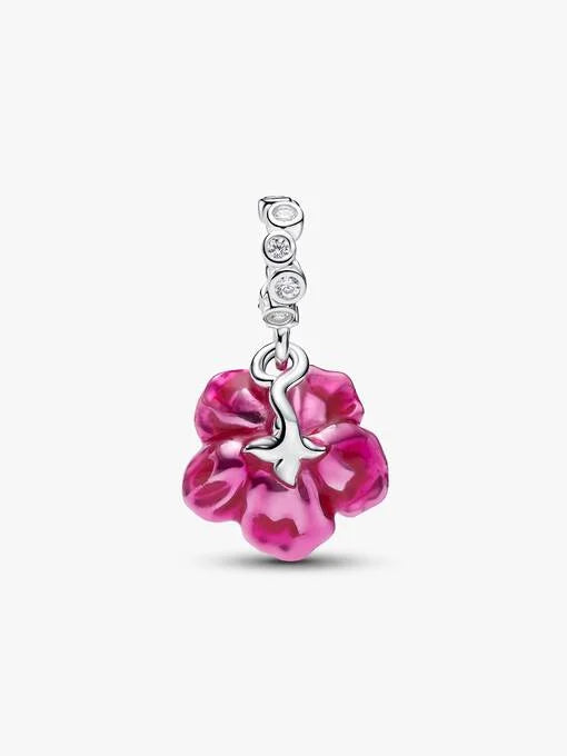 Pandora Hibiscus Hangende Bedel zilver 794698C01