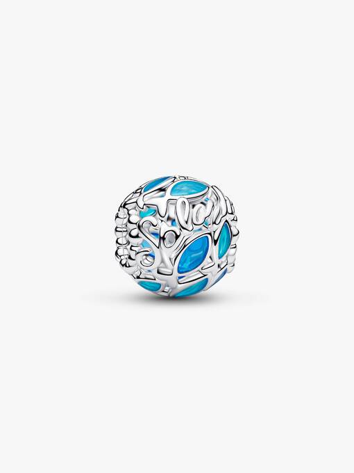 Pandora Opengewerkte Zwemmende Vis Bedel zilver 794699C01