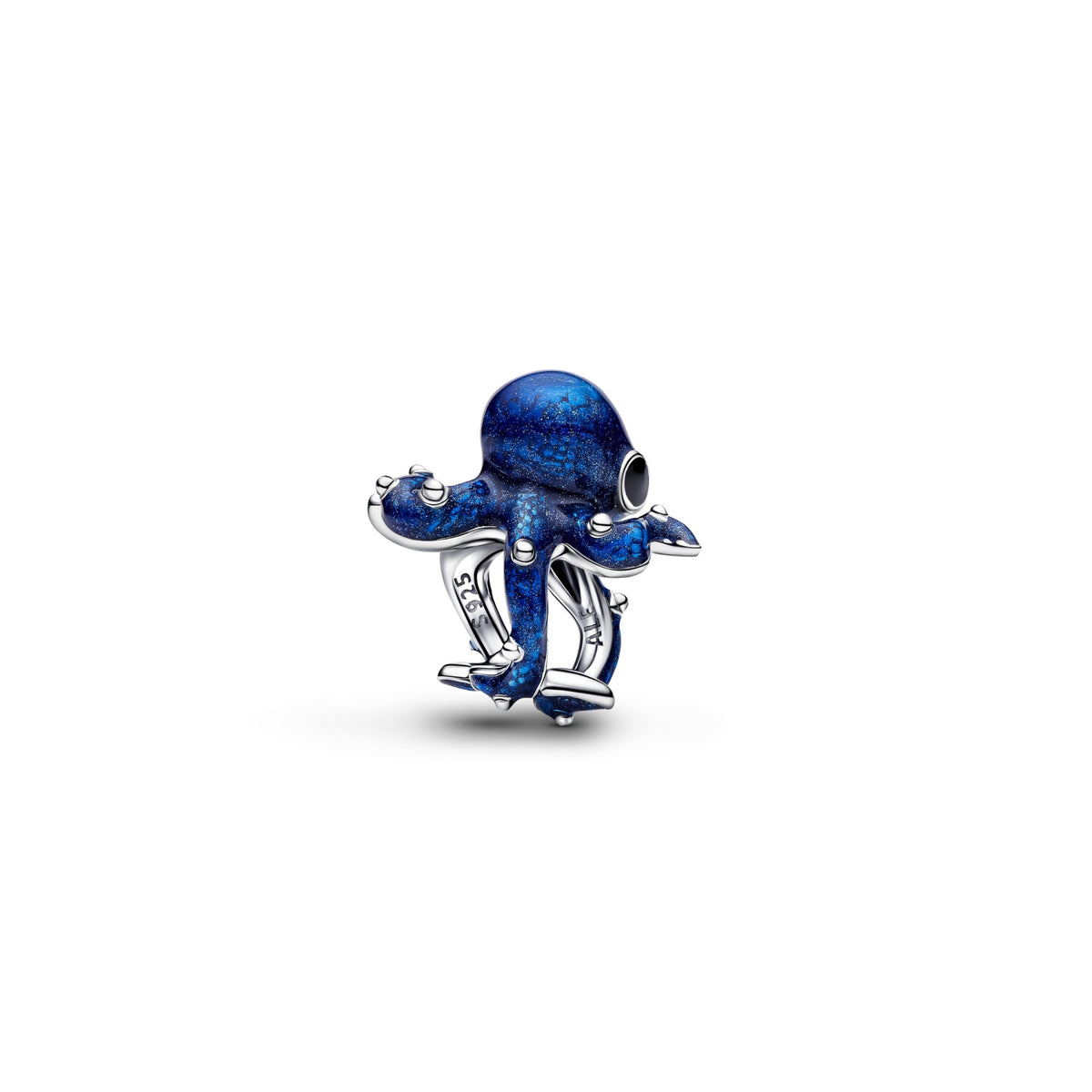 Pandora Blauwe Octopus Bedel zilver 794706C01