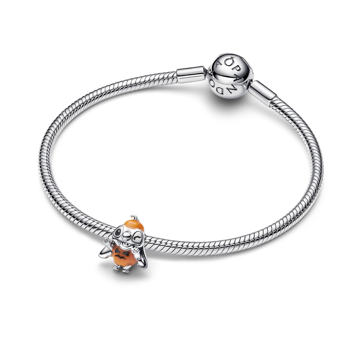 Pandora Disney Stitch Halloween Pompoen Bedel zilver 794730C01