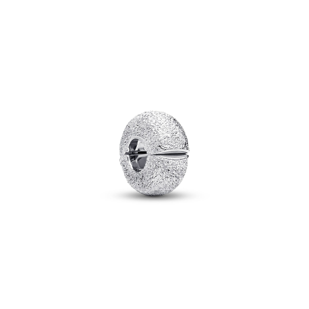 Pandora Getextureerde Mini Clipbedel zilver