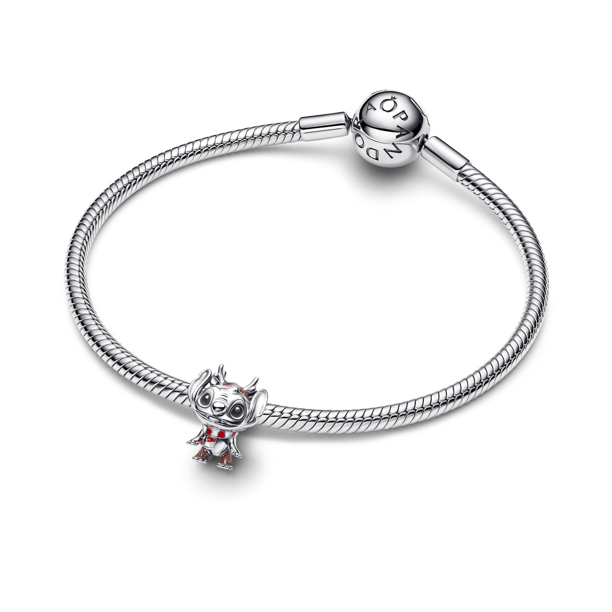 Pandora Disney Stitch Rendier Bedel zilver